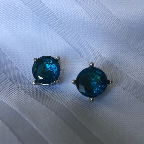 New York & Company Jewelry - Teal stud earrings